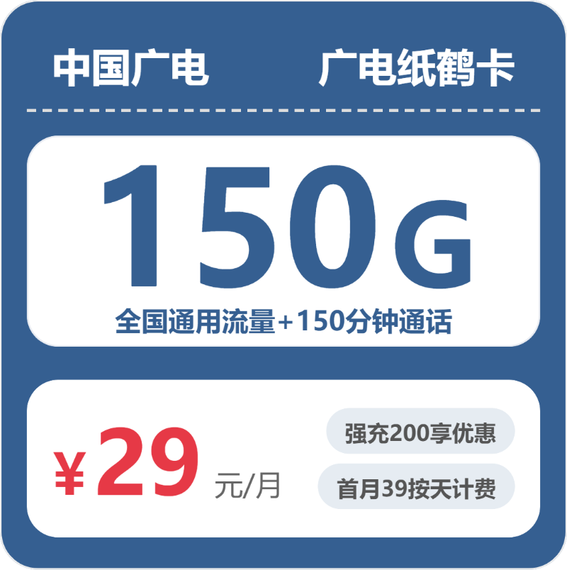 29元150G的广电套餐怎么样？广电上海纸鹤卡使用感受