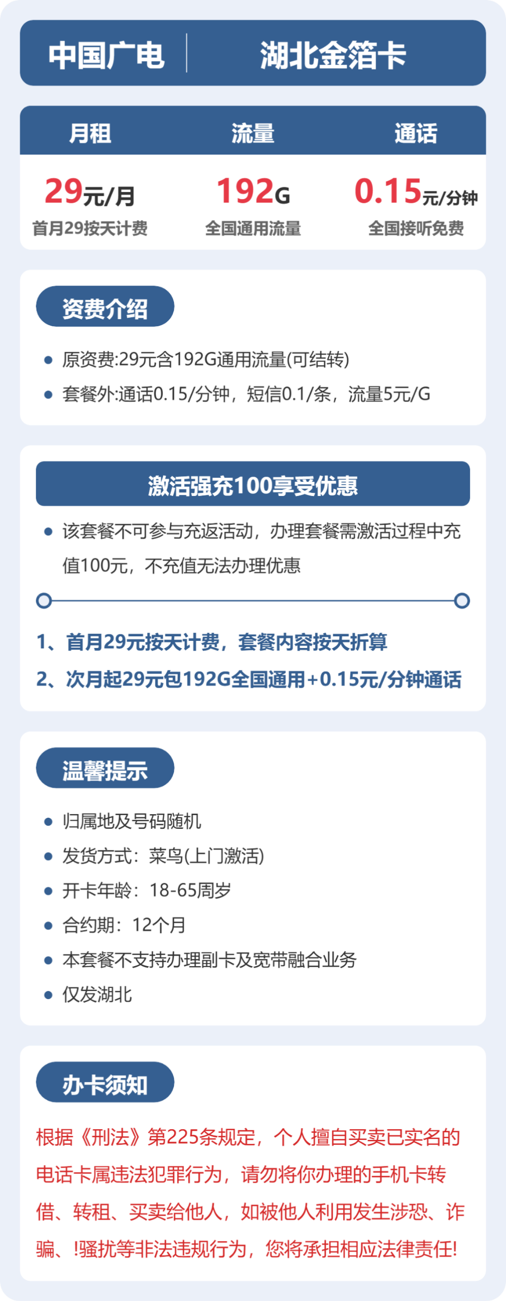 广电湖北金箔卡实测:29元192G真实体验 图2