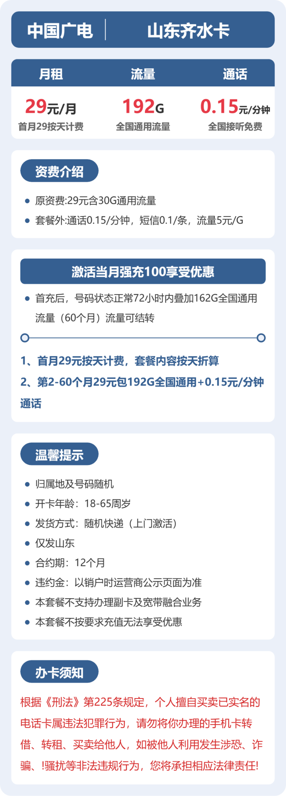 广电山东齐水卡实测:29元192G真实体验 图2