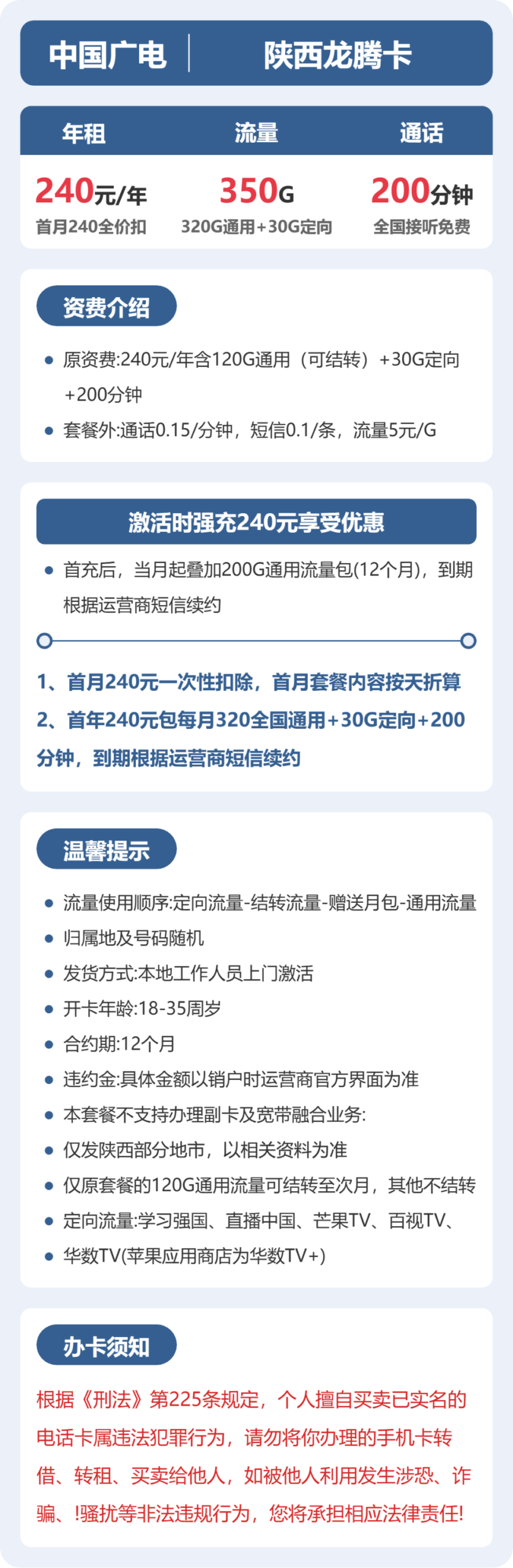 240元350G的广电套餐怎么样?广电陕西龙腾卡使用感受 图2