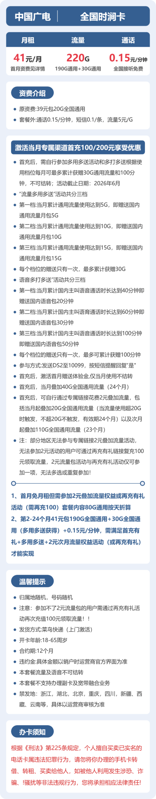 41元220G的广电套餐怎么样?广电全国时涧卡使用感受 图2