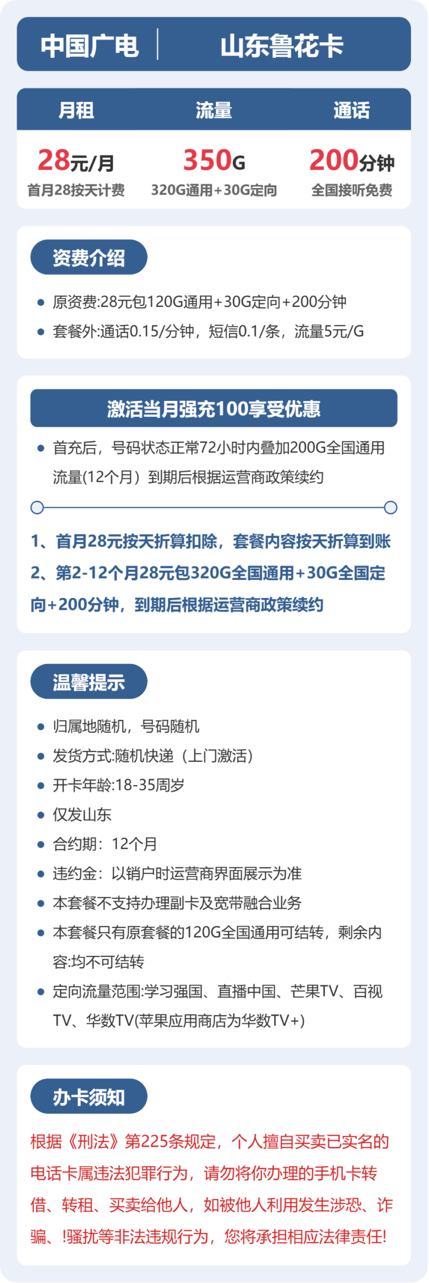 广电山东鲁花卡实测：28元350G真实体验 图2