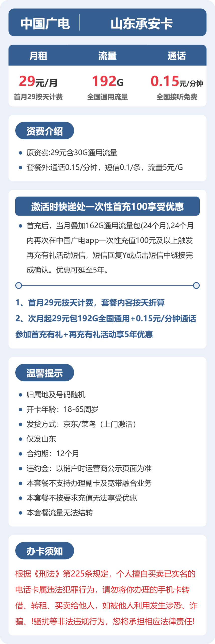 29元192G的广电套餐怎么样？广电山东承安卡使用感受 图2