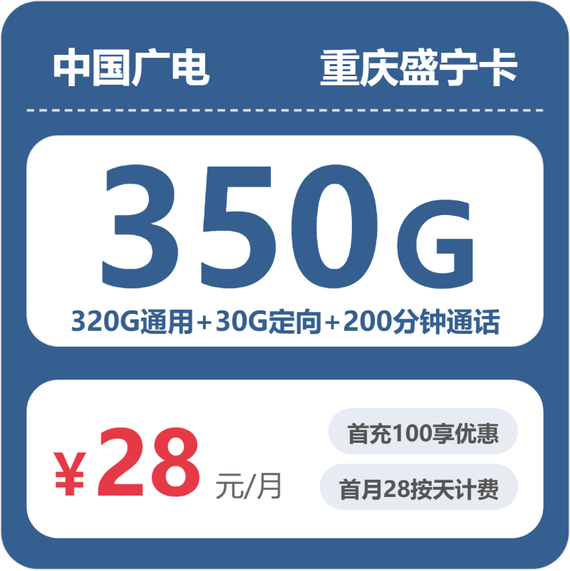 广电重庆盛宁卡实测：28元350G真实体验