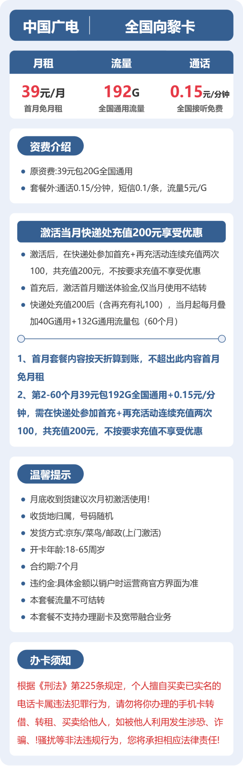 39元192G的广电套餐怎么样?广电全国向黎卡使用感受 图2