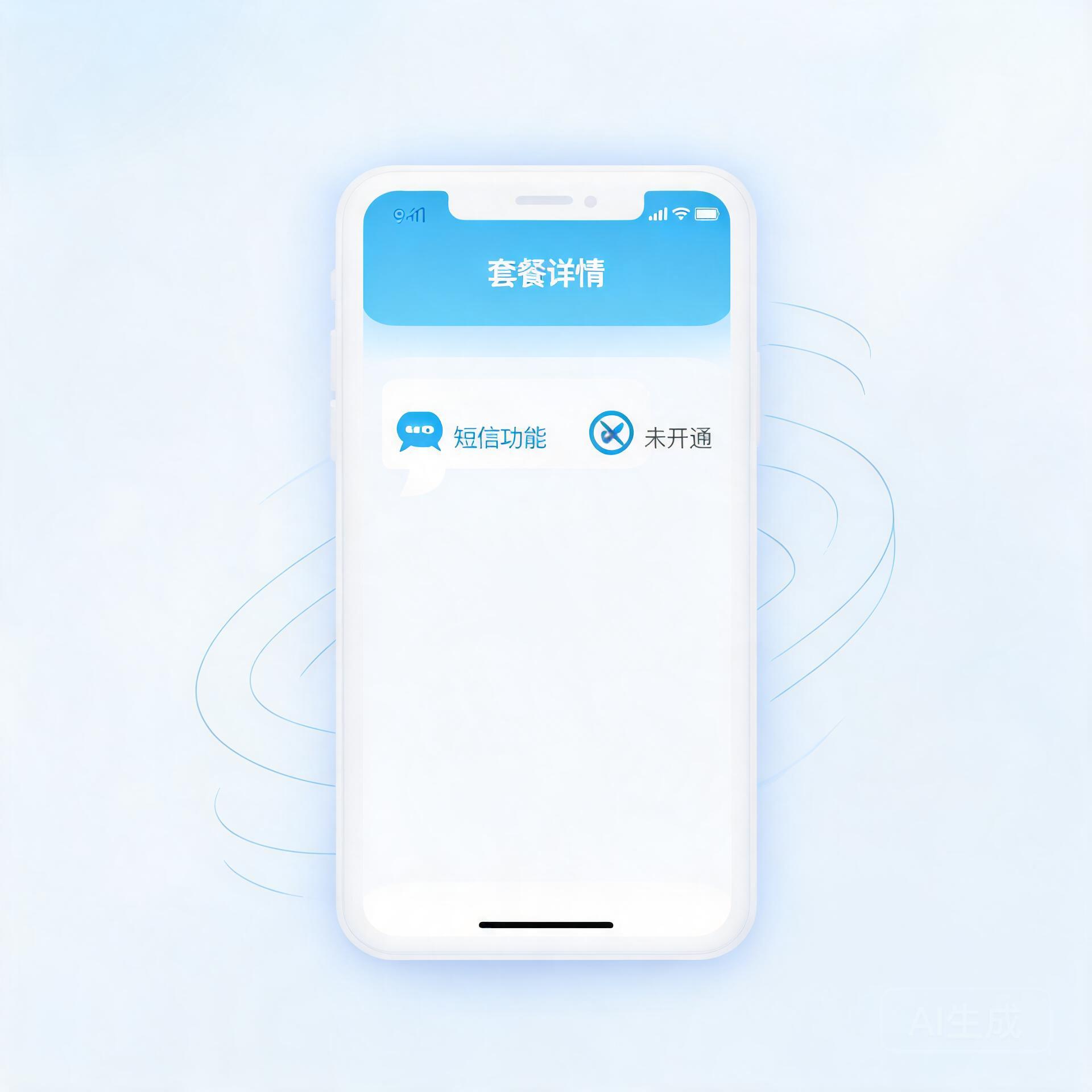 联通流量卡不能发短信怎么办？配图
