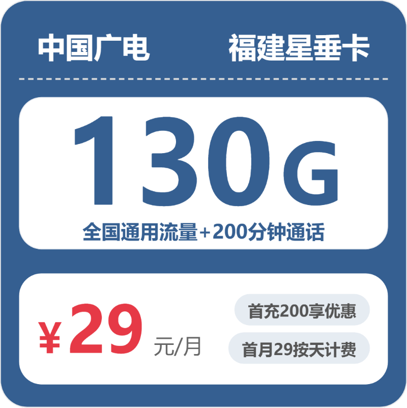 广电广电福建星垂卡实测：29元130G真实体验分享