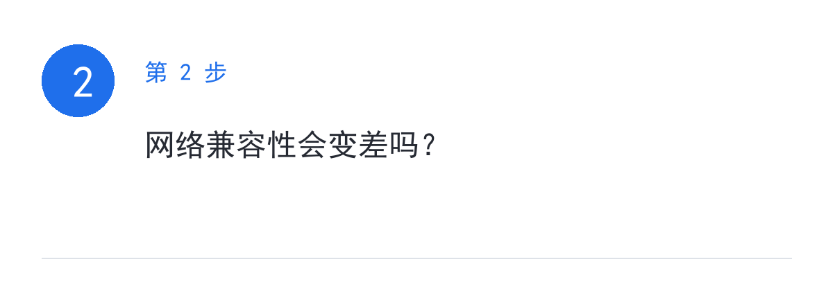 步骤要点:网络兼容性会变差吗?