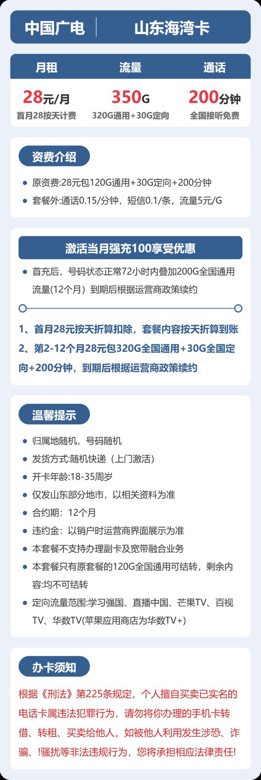 28元350G的广电套餐怎么样?广电山东海湾卡使用感受 图2