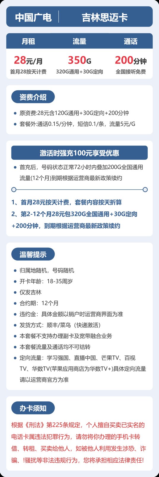 广电吉林思迈卡实测:28元350G真实体验 图2
